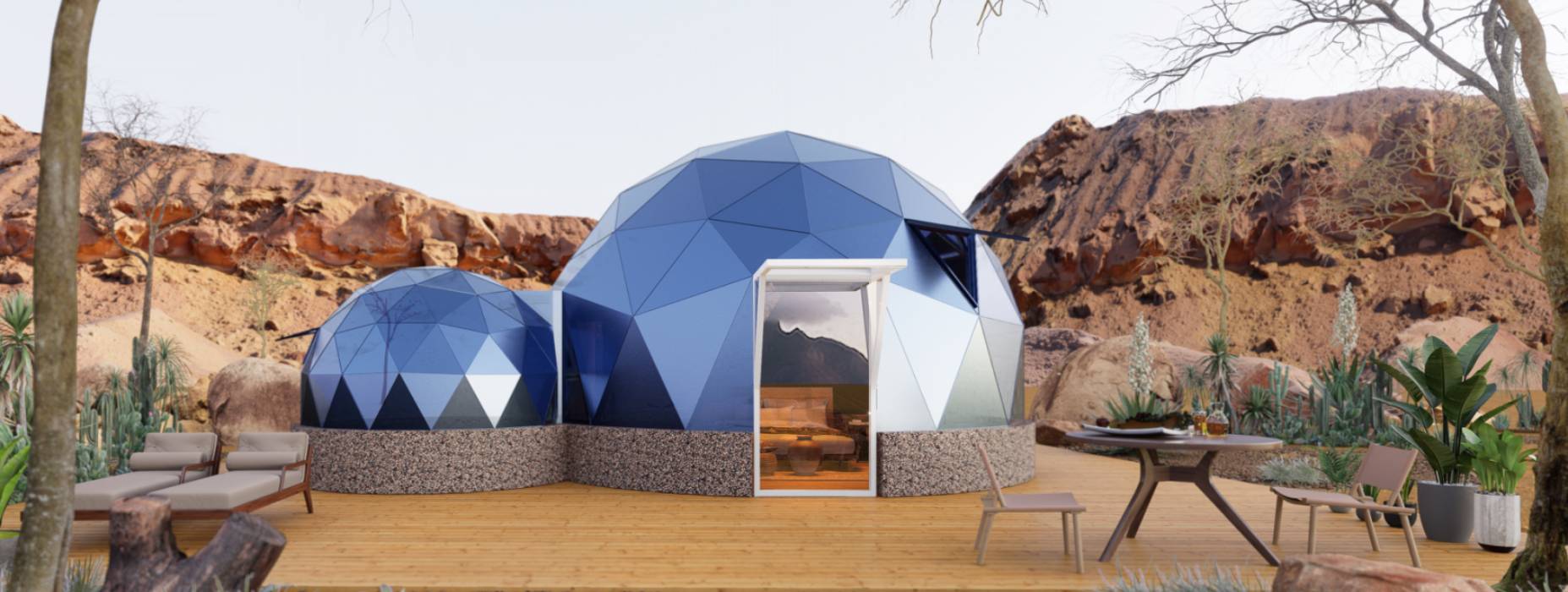 尖草坪区球形智能光伏玻璃星空房